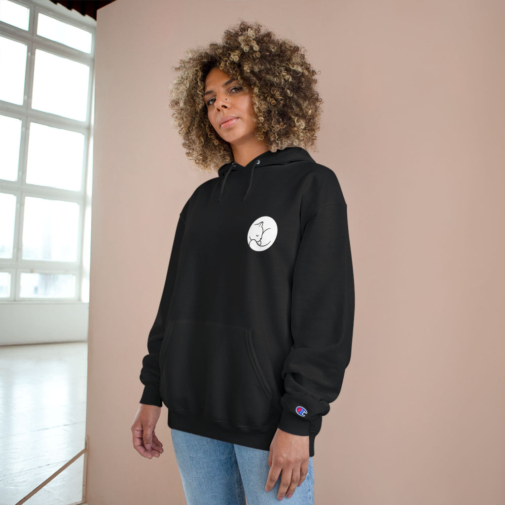 The "Quiet Hours" Champion Hoodie — Minimalist Graphic Fleece