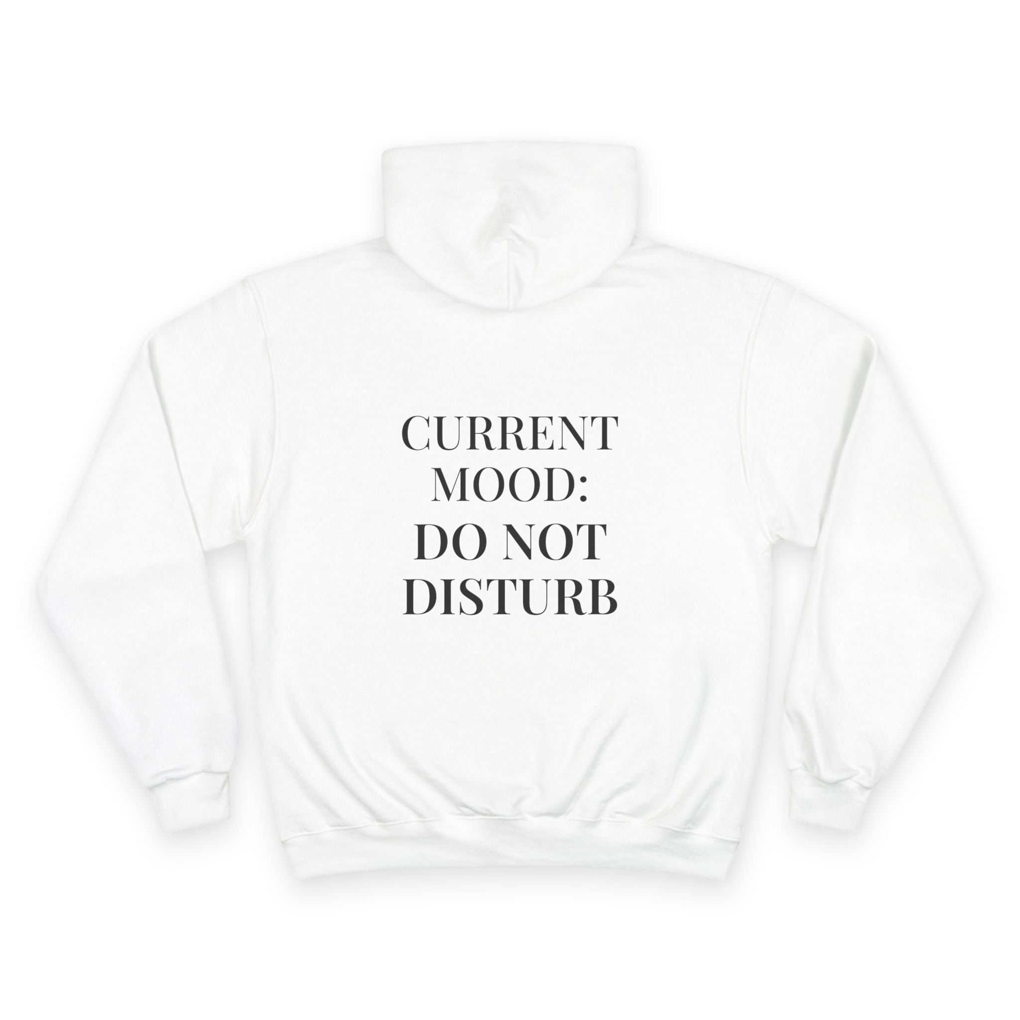The "Quiet Hours" Champion Hoodie — Minimalist Graphic Fleece