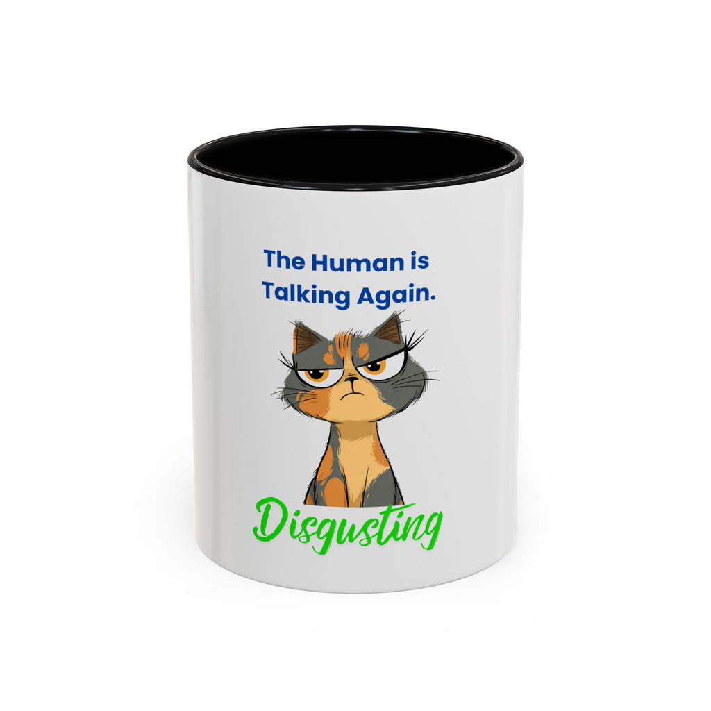 The "Disgusting" Accent Mug — Sarcastic Feline Coffee Cup