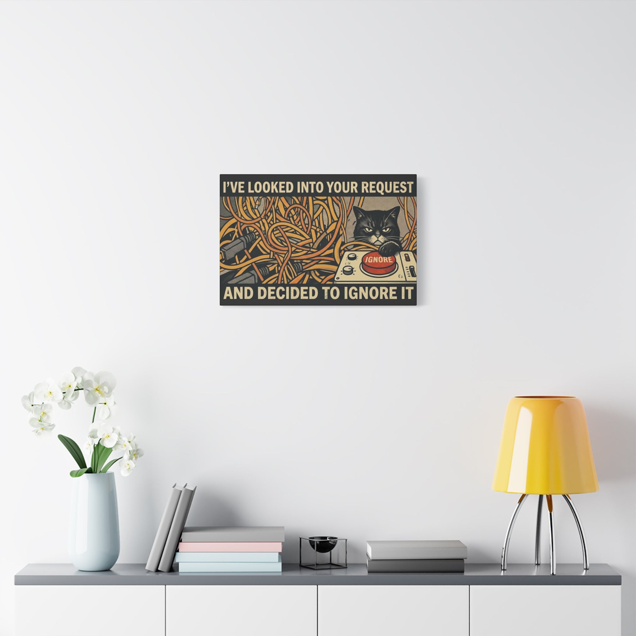 The "Executive Denial" Office Canvas