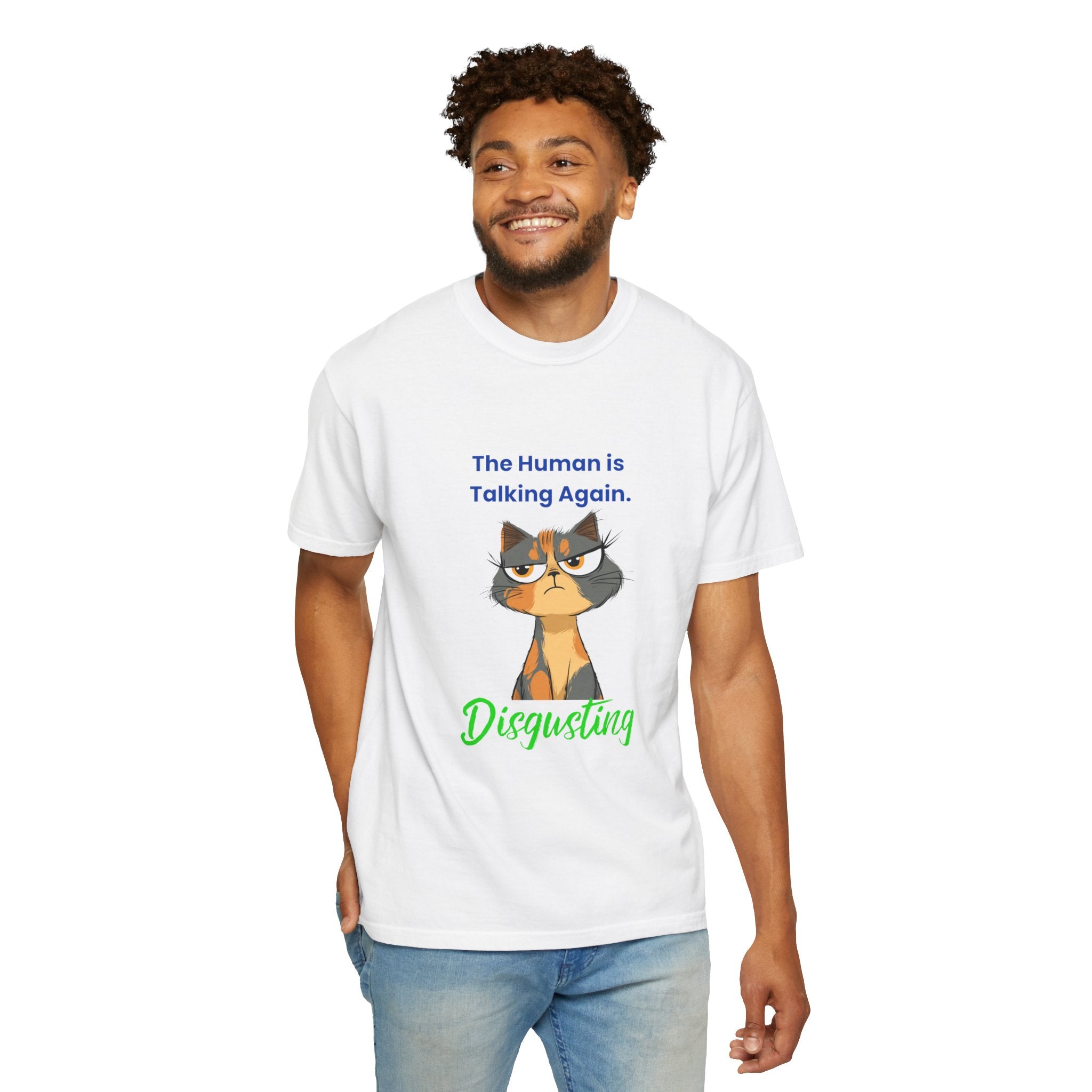 The "Internal Monologue" Graphic Tee — Sarcastic Feline Minimalist Shirt