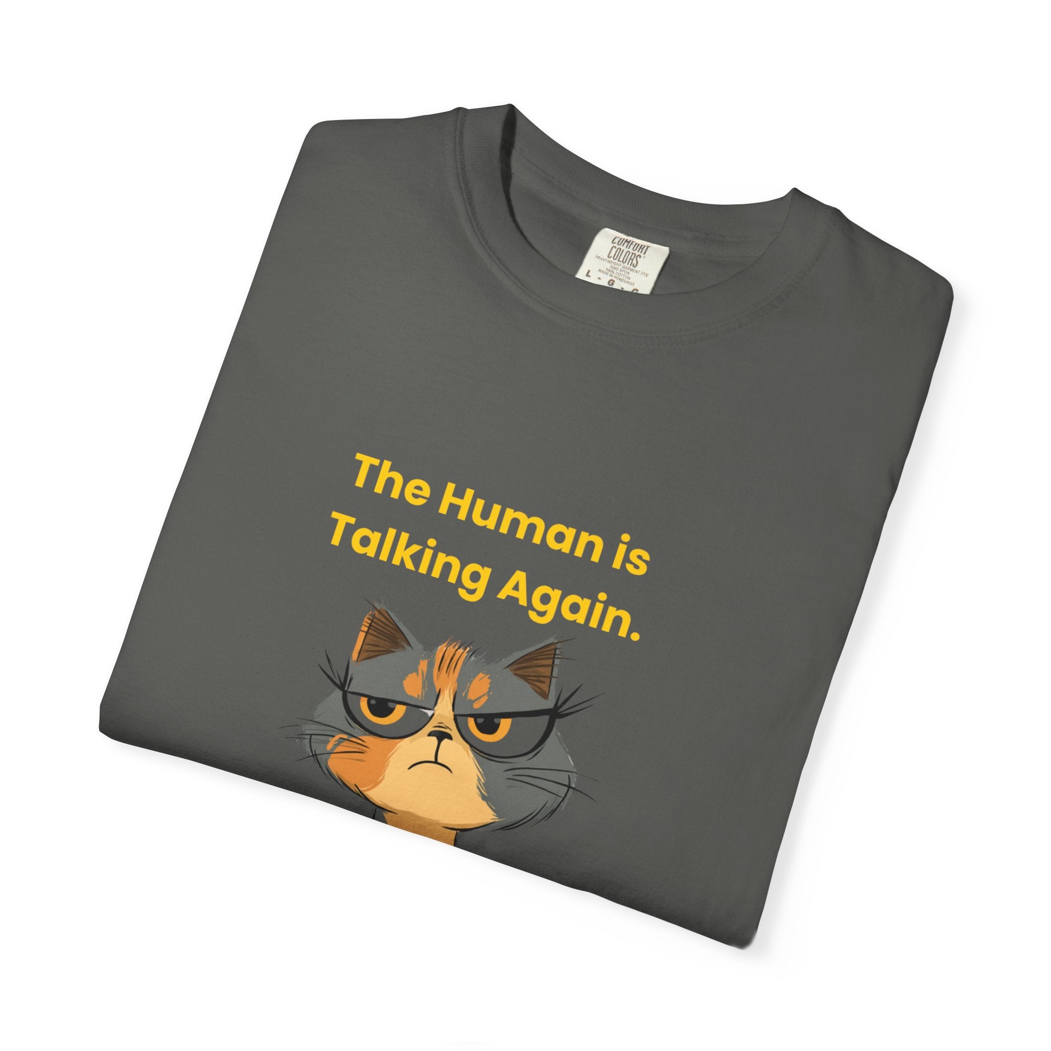 The "Internal Monologue" Graphic Tee — Sarcastic Feline Minimalist Shirt
