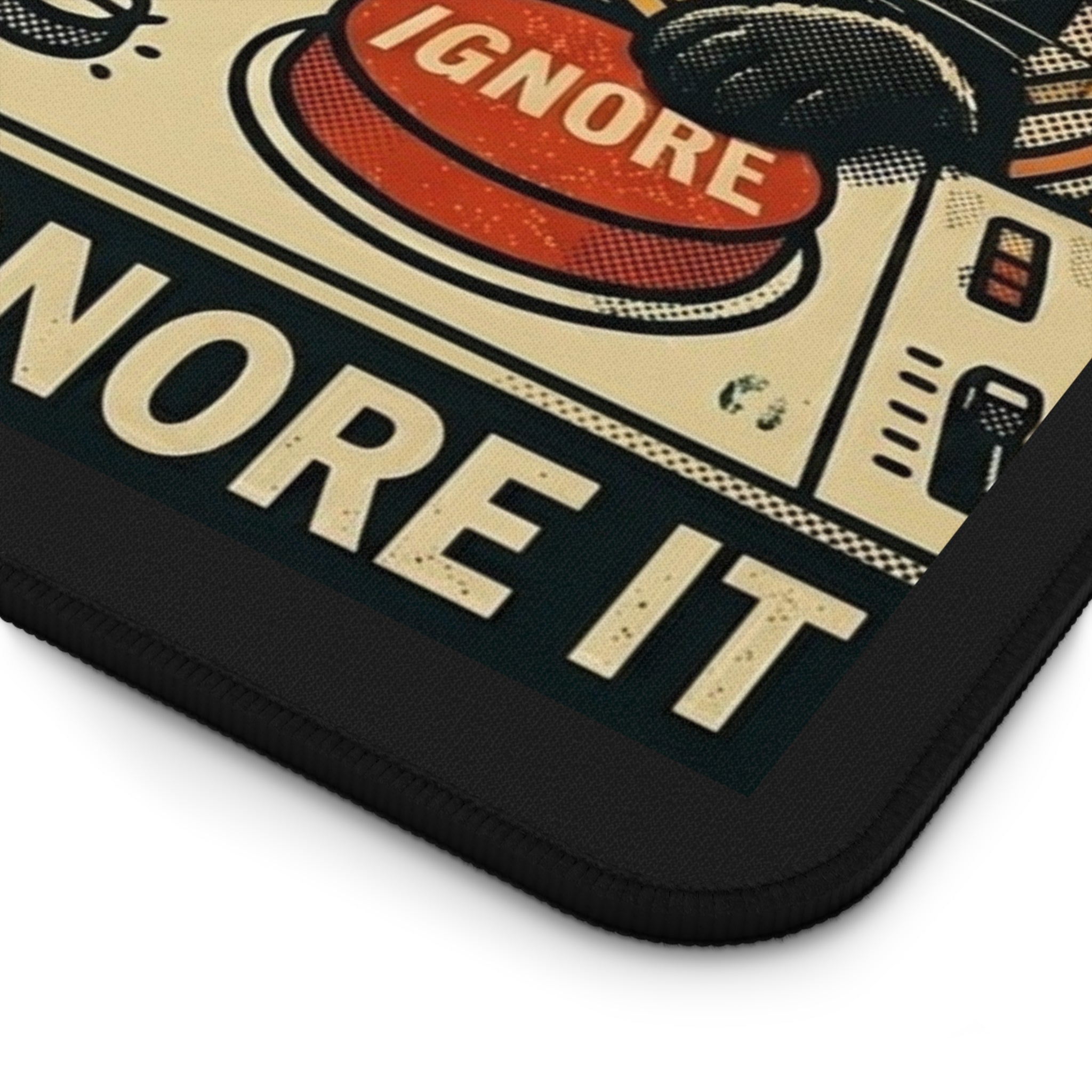 The "Request Denied" Mini Desk Mat — Compact 12x18 Keyboard Pad