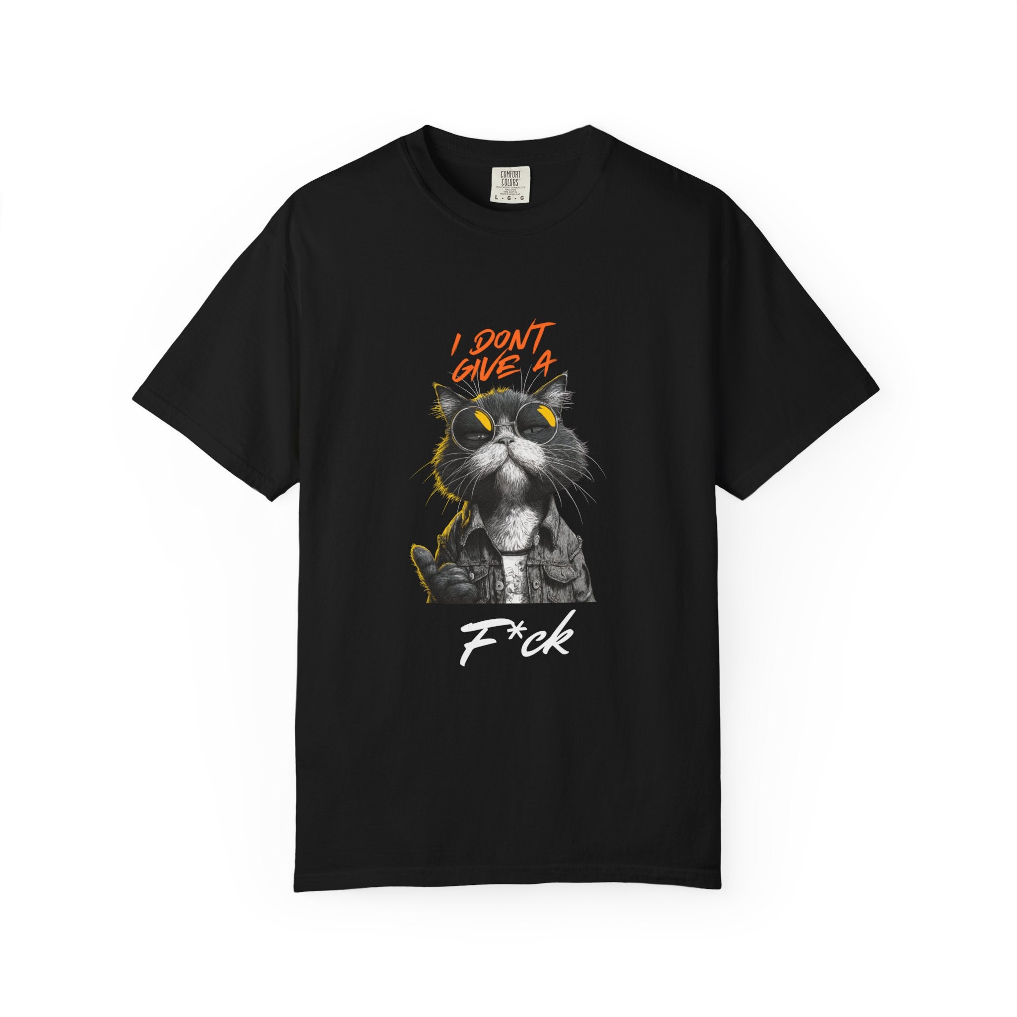 The "Zero Given" Heavyweight Tee — Minimalist Feline Statement Shirt