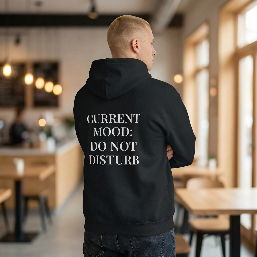 The "Quiet Hours" Champion Hoodie — Minimalist Graphic Fleece