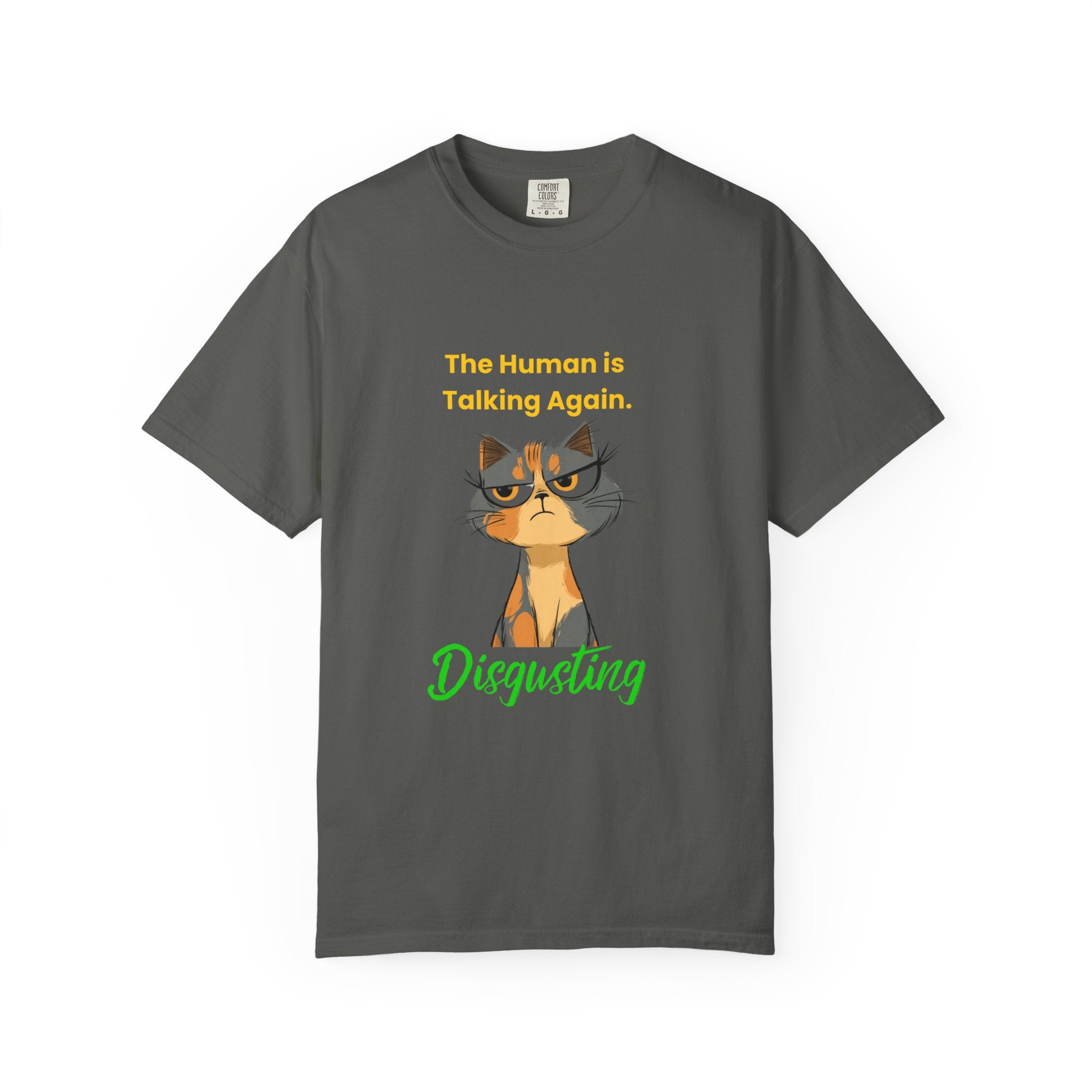 The "Internal Monologue" Graphic Tee — Sarcastic Feline Minimalist Shirt
