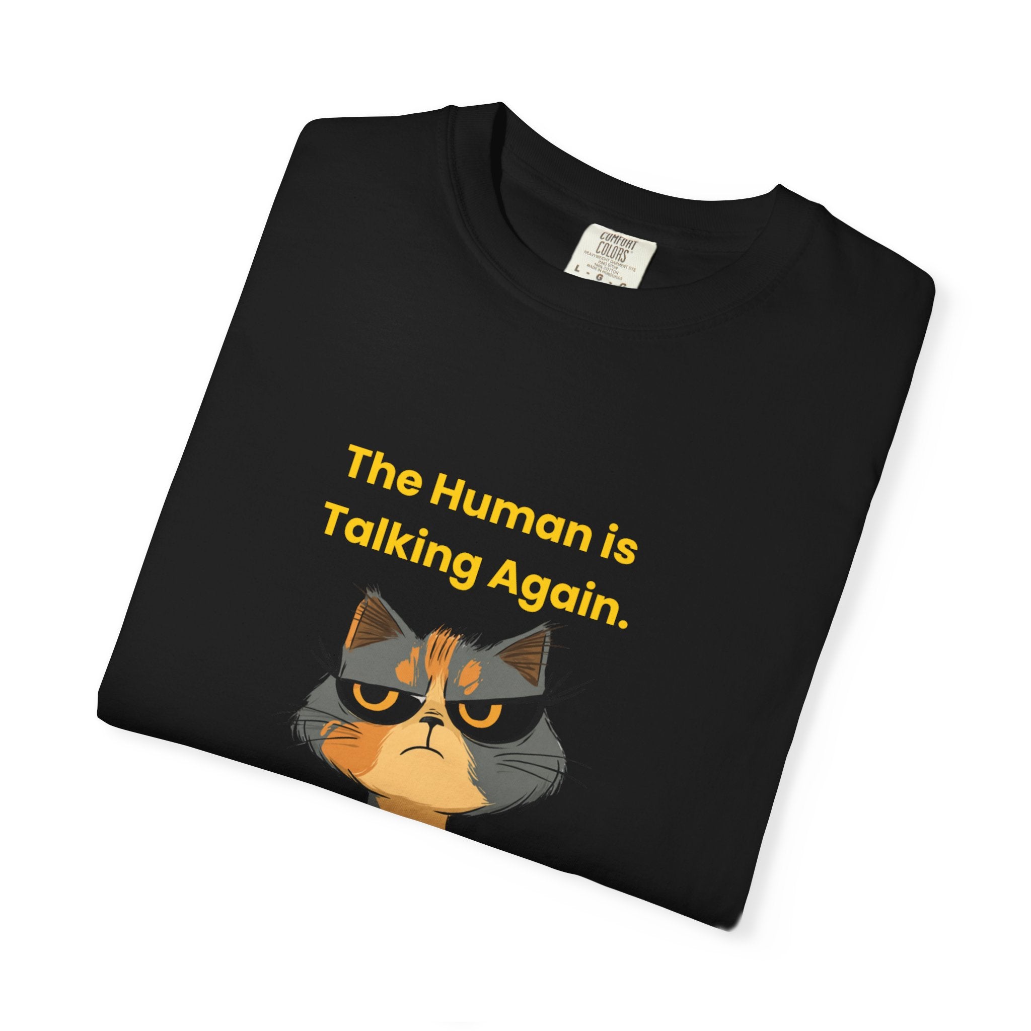 The "Internal Monologue" Graphic Tee — Sarcastic Feline Minimalist Shirt