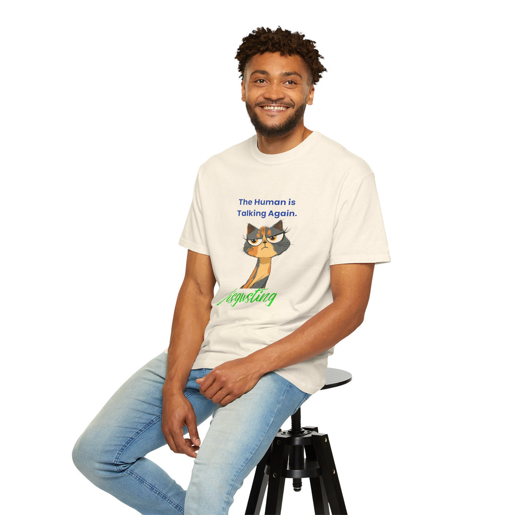 The "Internal Monologue" Graphic Tee — Sarcastic Feline Minimalist Shirt