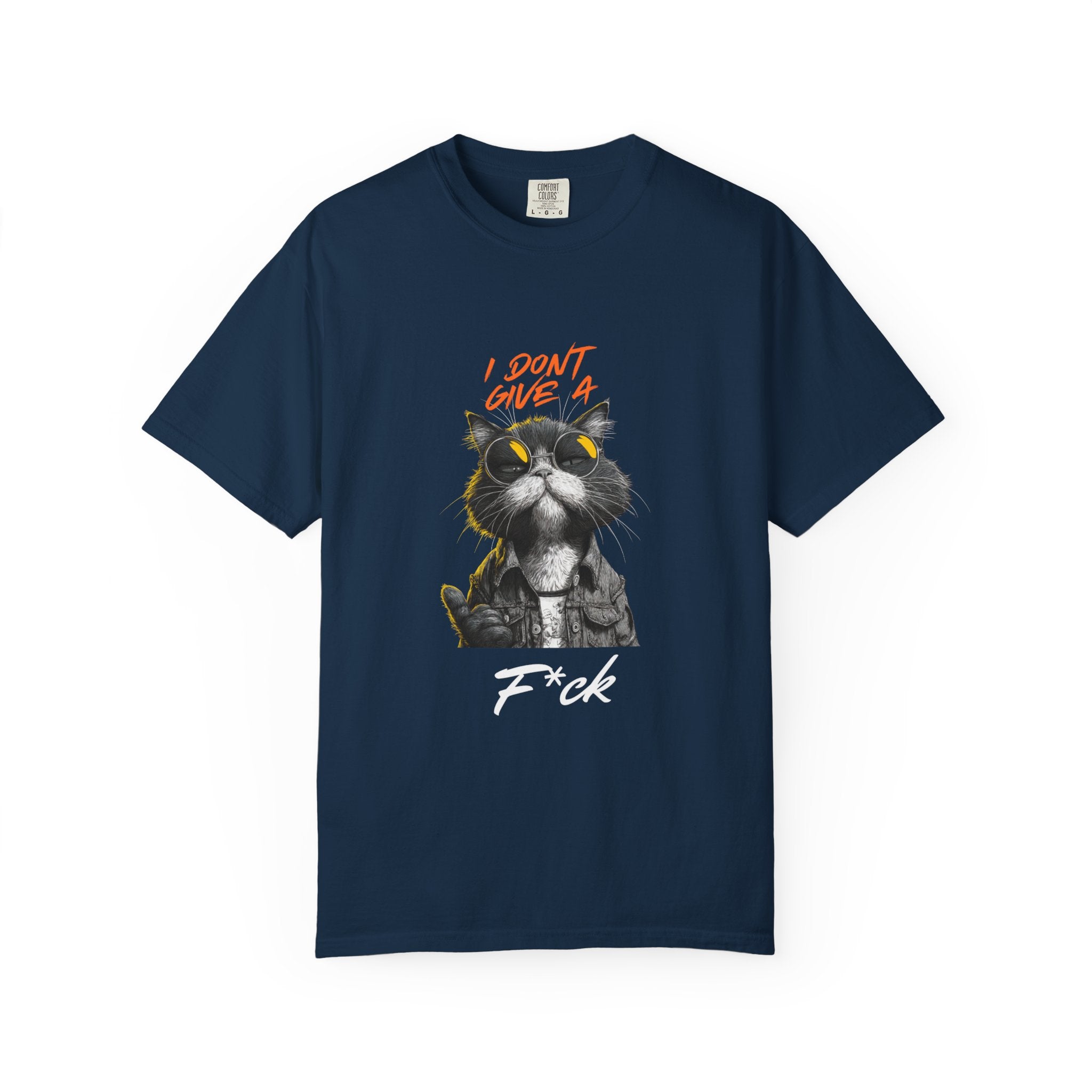 The "Zero Given" Heavyweight Tee — Minimalist Feline Statement Shirt