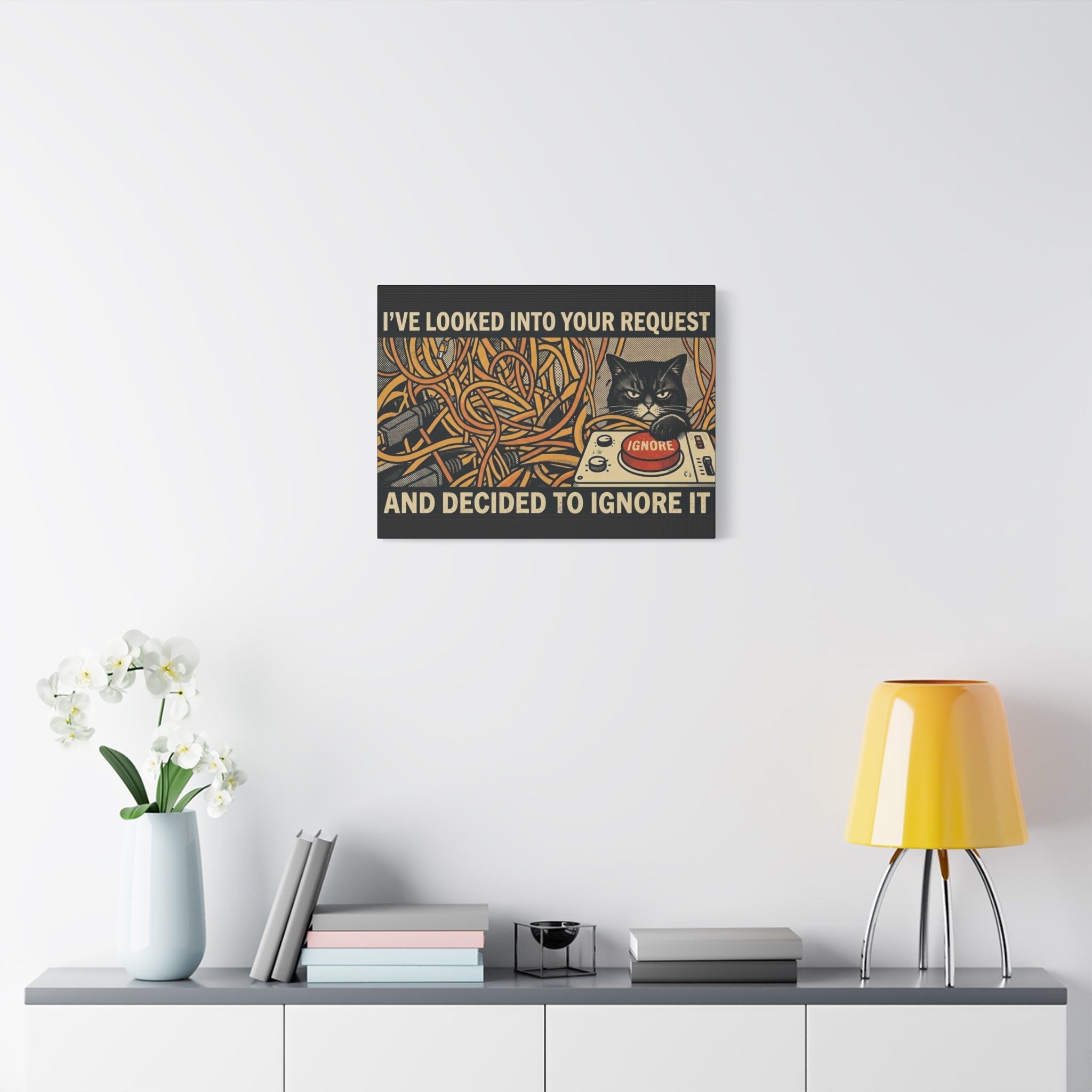 The "Executive Denial" Office Canvas
