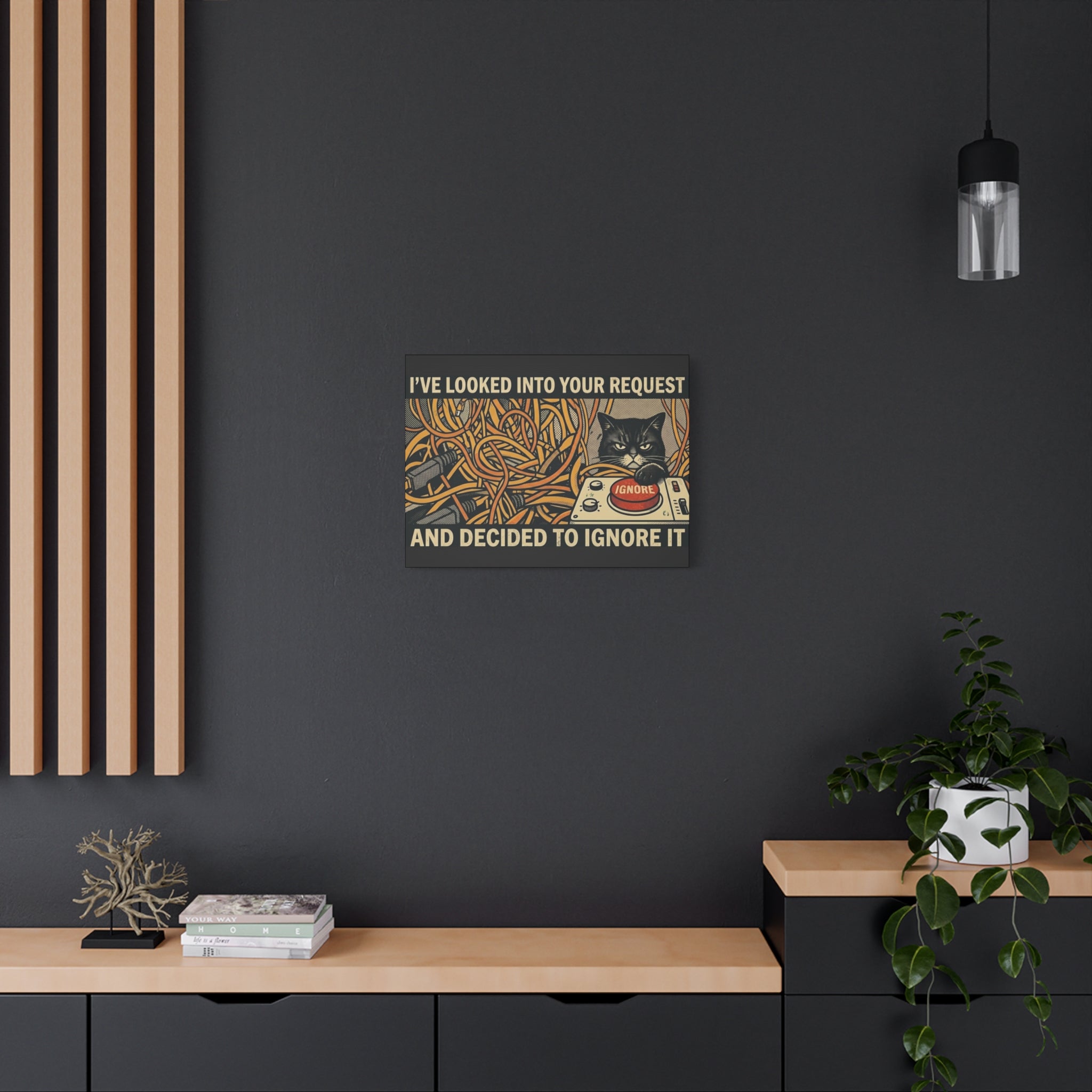 The "Executive Denial" Office Canvas