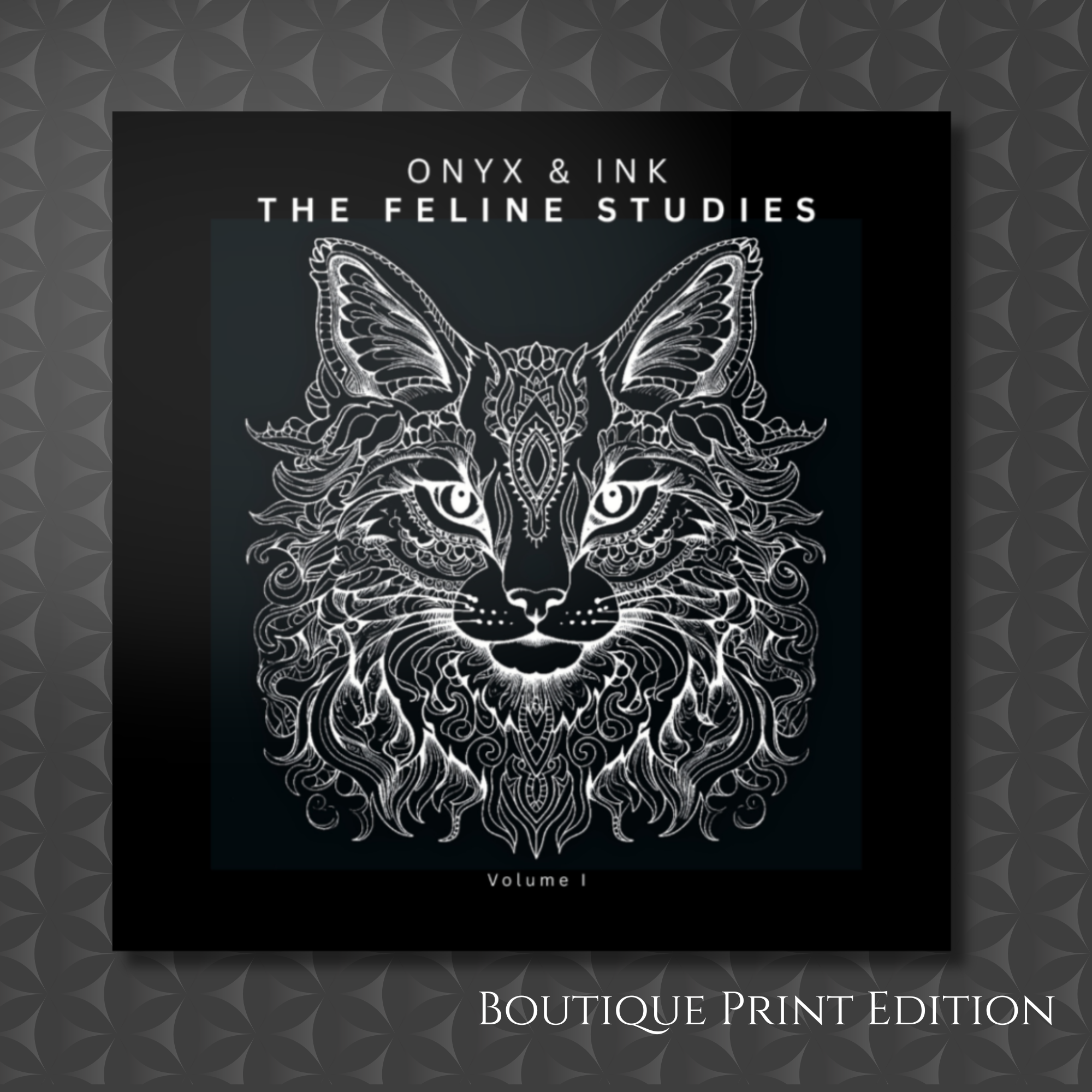 ONYX & INK: THE FELINE STUDIES (VOL I) - BOUTIQUE ADULT COLORING BOOK
